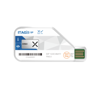 ITAG4 SP Single Use USB PDF Temperature Data Logger (ITAG4 SP เครื่องบันทึกข้อมูลอุณหภูมิ USB PDF แบบใช้ครั้งเดียว)