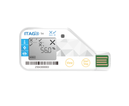 ITAG4 TH Single Use USB PDF Temperature Humidity Recording Indicator (ITAG4 TH ตัวบ่งชี้การบันทึกอุณหภูมิความชื้น USB USB แบบใช้ครั้งเดียว)