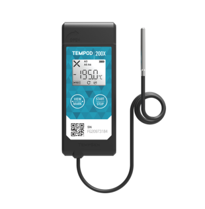 TEMPOD 200X USB PDF Ultra Low Temperature Data Logger with External RTD Probe (TEMPOD 200X USB PDF เครื่องบันทึกข้อมูลอุณหภูมิต่ำพิเศษพร้อมโพรบ RTD ภายนอก)
