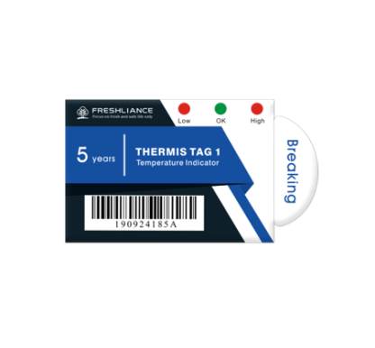 Thermis Tag 1 Temperature Indicator (Thermis Tag 1 เครื่องบอกอุณหภูมิ)